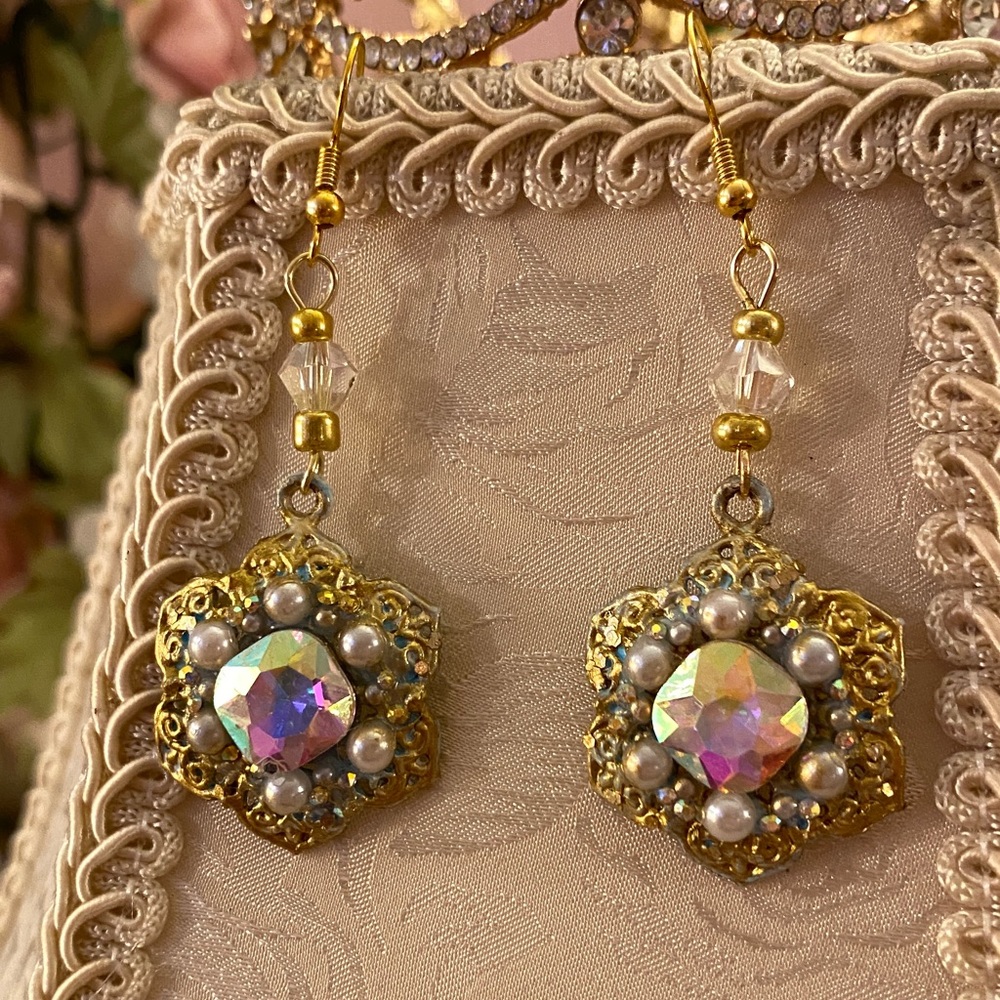 Flower earrings